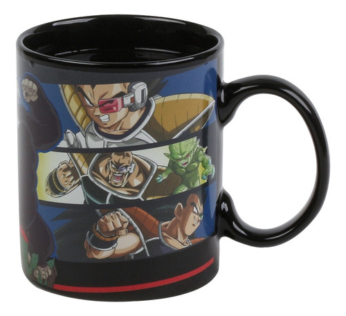 Taza Dragon Ball Z Térmica Edicion Limitada 330 Ml Geek Indu Color Negro Saiyajin