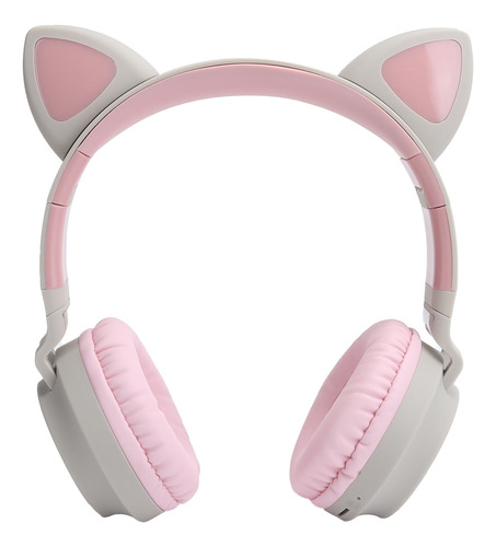 Auriculares Cat Ear Con Luz Led 3d, Inalámbricos, Bluetooth