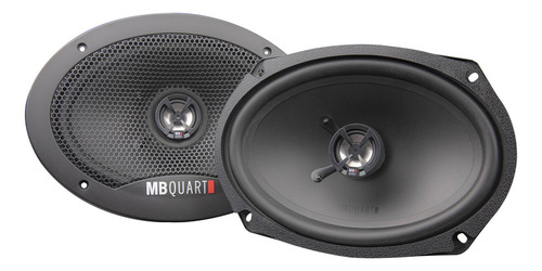 Par De Bocinas Coaxiales 6x9 Mb Quart Discus 90rms Dk2-169 Color Negro