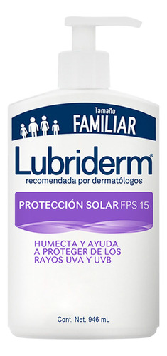 Crema Lubridem Protección Solar - mL a $67