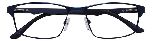 Armação Óculos De Grau Masculino Retangular 2099 Cor Azul