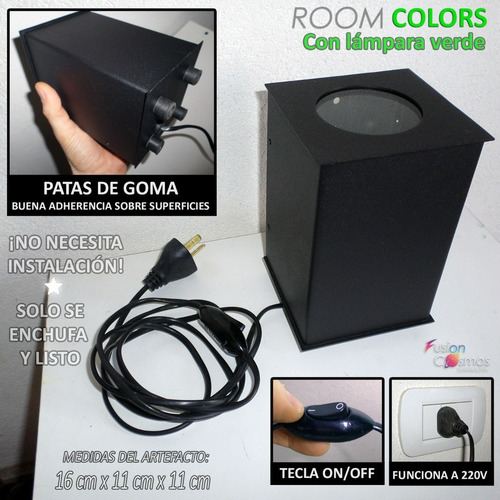 Imagen 5 de 10 de Bañador Luz Led Interior Exterior Efecto 4,5w Boliche Bar Fx