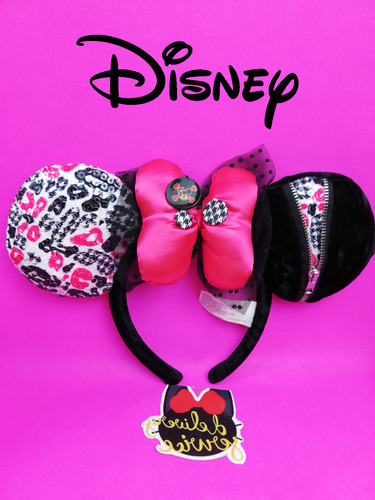 Disney Parks Diadema Cruella Orejas Minnie Mouse 