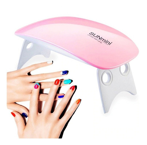 Lampara Led Uv Portátil Secadora Gel Manicure Uñas Perfectas