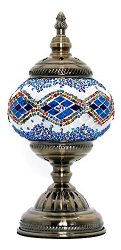 Marrakech - Lámpara De Mesa Decorativa De Cristal, Diseño De