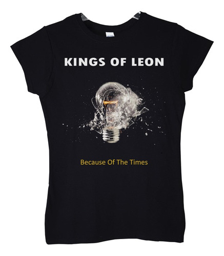 Polera Mujer Kings Of Leon Because Of The Times Rock Abomina