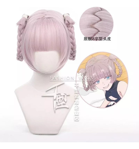 Peluca Para Cosplay Nanakusa Nazuna De Call Of The Night32cm