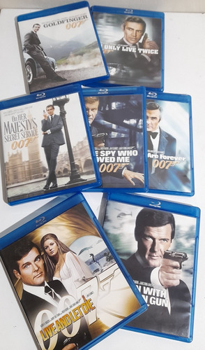 James Bond Lote 7 Peliculas Blu-ray