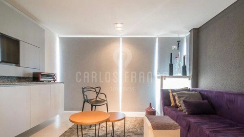 Imagem 4 de 15 de Spotligth Campo Belo, Mobiliado, Novo, 70 M² 2 Dormitórios, 1 Suítes, 1 Vaga. - Cf61398