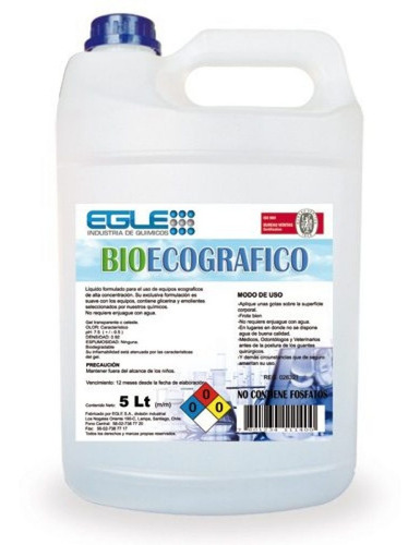 Gel Ecografico 5 Litros / Calidad Farmaceutica