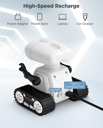 Robot Control Remoto Emo Robótico Recargable+walkie Talkie