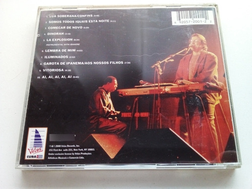 Ivan Lins Chucho Valdés & Irakere - Live In Cuba Cd (Usado)
