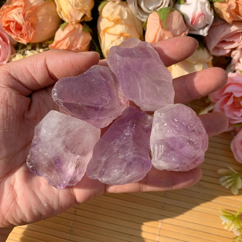 200g Pedra Bruta Ametista Natural Cristal De Proteção