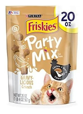 Purina Friskies Golosinas Para Gatos, Party Mix Crunch Gra