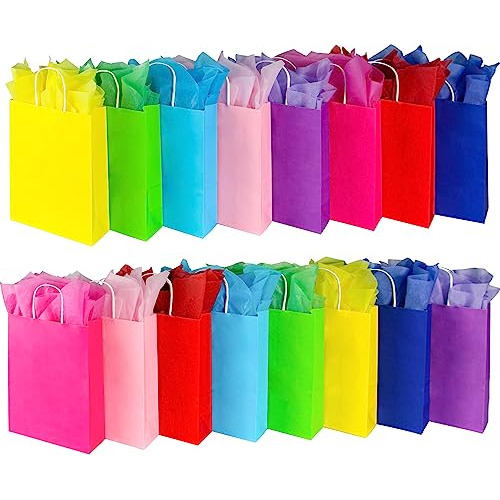 24 Bolsas De Regalo Tejidos, Bolsas De Fiesta Asas, Bol...