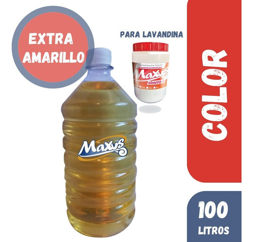 Extra Color Amarillo Para 100  Lts.