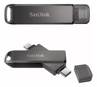 Pendrive Sandisk Ixpand 128gb Usb-c E Lightning P/ iPhone