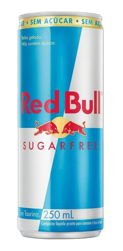 Imagem 1 de 1 de Energético Red Bull Sugarfree Energy Drink 250 Ml Lata Única