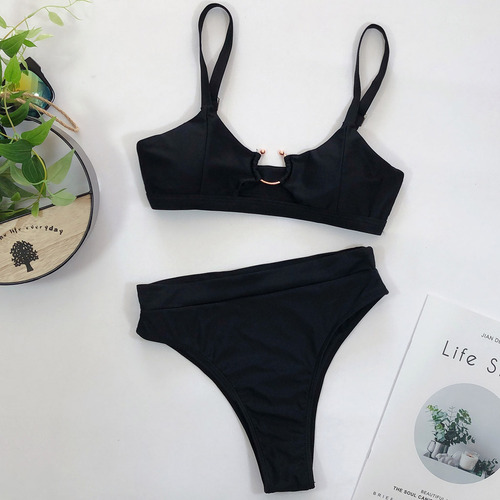 Conjunto De Traje De Baño Acolchado Para Mujer, Traje De Bañ