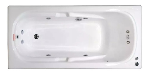 Bañera Hidromasaje Jacuzzi 170x82 8jet Modelo Copacabana Spa