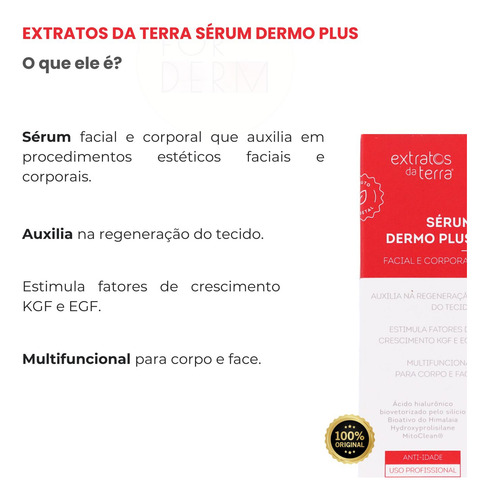 Extratos Da Terra Sérum Dermo Plus 50ml