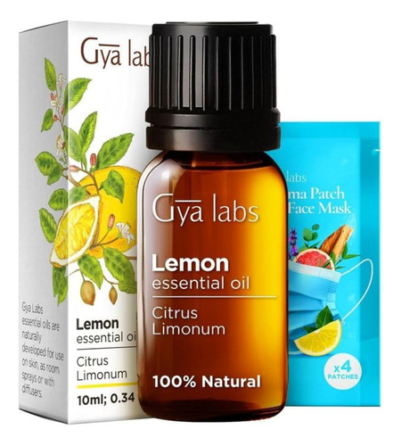 Juego Aceites Esenciales Naranja Y Limón 2x0.34oz Aromaterap