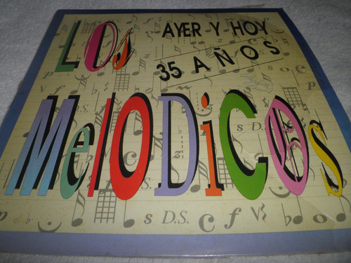 Disco Vinyl 12'' Los Melòdicos - Ayer Y Hoy 35 Años (1993)