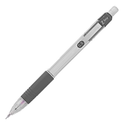 Portaminas 0.5mm Z-grip Zebra, 1 Pieza Color Gris