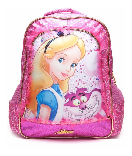 Mochila Alice In Wonderland Escolar Infantil Costas Xeryus