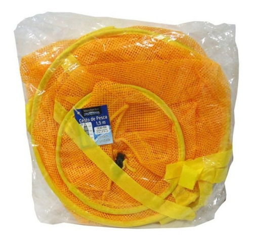Cesto De Pesca Em Poliéster Aço Carbono Western 1,5m Ce30150