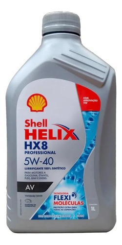 Óleo Motor Shell Helix Hx8 Profissional Av 5w40 Sintético