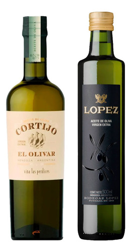 Aceites De Oliva Cortijo Las Perdices + Lopez Botella 500ml