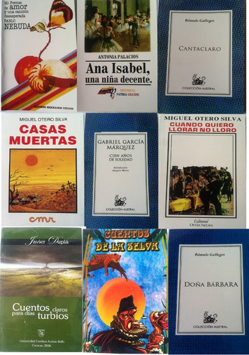 Libros De Novelas, Cuentos Y Poemas