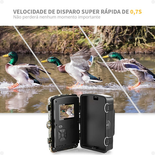 Câmera De Caça Visão Noturna, Observação De Animais Hunting Camuflado