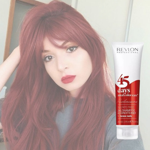 Shampoo Y Acondicionador Revlon 45 Para Tonos Rojizos 275 Ml