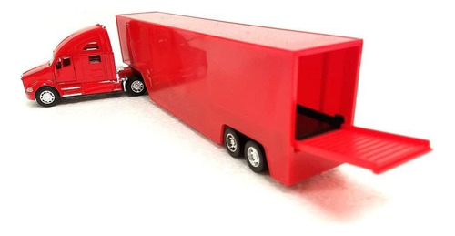 4 X Kenworth T700 Contenedor Trailer Escala 1:68 Multicolor