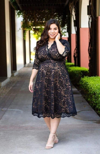 Vestidos Para Gorditas Tallas Grandes De Encaje Xl, Xxl | Cuotas sin interés Vestidos Para Gorditas Tallas Grandes De Encaje Xl, Xxl | Cuotas sin interés