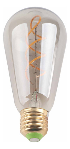 Bombilla Vintage Regulable St64 Con Filamento Led Cálido De