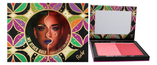 Paleta Facial Rude Cosmetics My Other Half Duo Shade Pearado