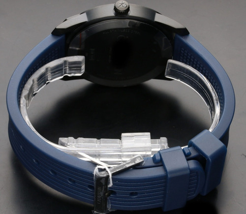 Reloj Calvin Klein K8r114vn Evidence Caballero Original Color de la correa Azul Color del bisel Negro Color del fondo Azul