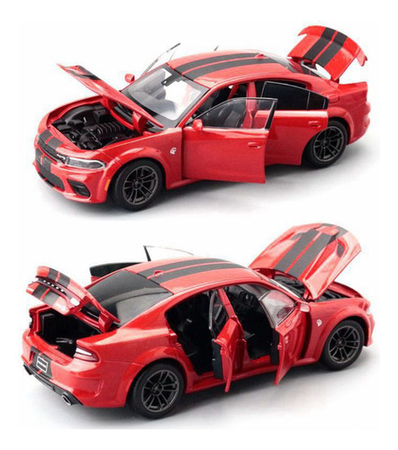 Dodge Charger Srt Hellcat Redeye Miniatura Carros De Metal 