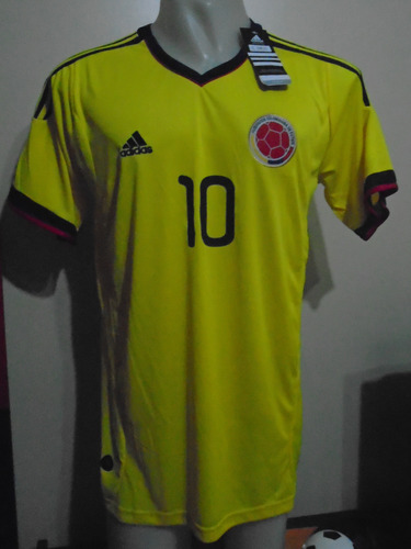 Camiseta Colombia 2011 James Rodriguez #10 Real Madrid Xl