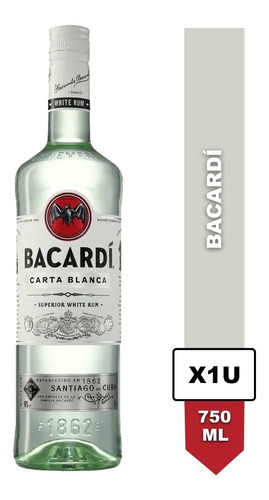 Ron Blanco Bacardi Carta Blanca 750ml