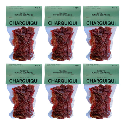 Charquiqui Pack X6 Peceto Romero Coriandro Granel X 125 Grs