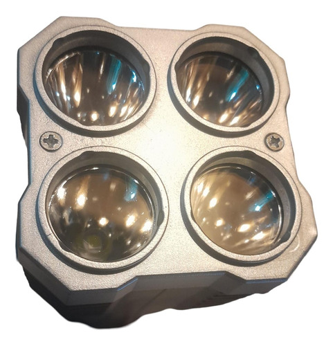 Linterna Led De 4 Luces Con Luz Lateral Cob, Recargable Usb