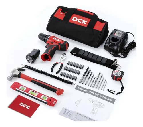 Taladro Inalambrico Con Kit De Herramientas Dck Kdjz23-10