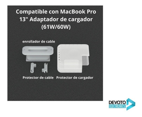 Funda Macbook Air 13 Tomtoc + Protector Cargador 60/61/67w