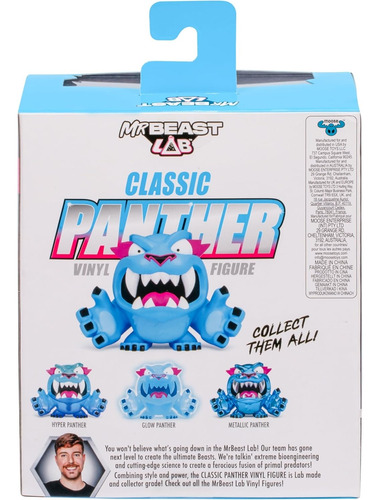 Mrbeast Lab Figura Coleccionable Vinil Classic Panther / H
