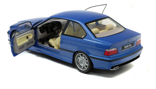 Miniatura Bmw M3 (E36) Coupe 1990 Azul Estoril 1:18 Solido