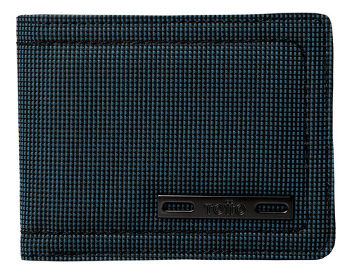 Billetera Y Tarjetero Hombre Canvas Con Rfid Blocker Totto
